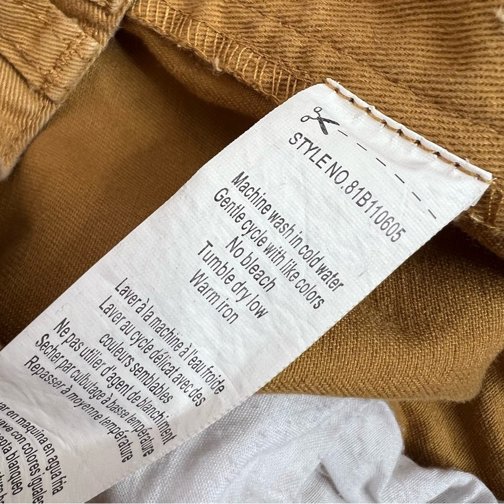 Urban Heritage pants cargo work style pants brown Tan Slim Pants - Picture 10 of 11